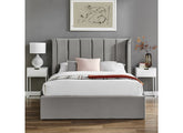 Polaris Silver Storage Bed - closed